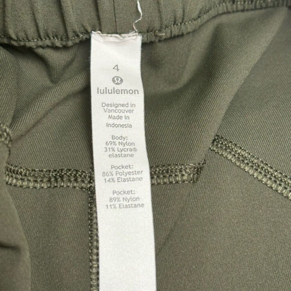 Lululemon On The Fly Pant 28" *Dark Olive - Picture 11 of 12